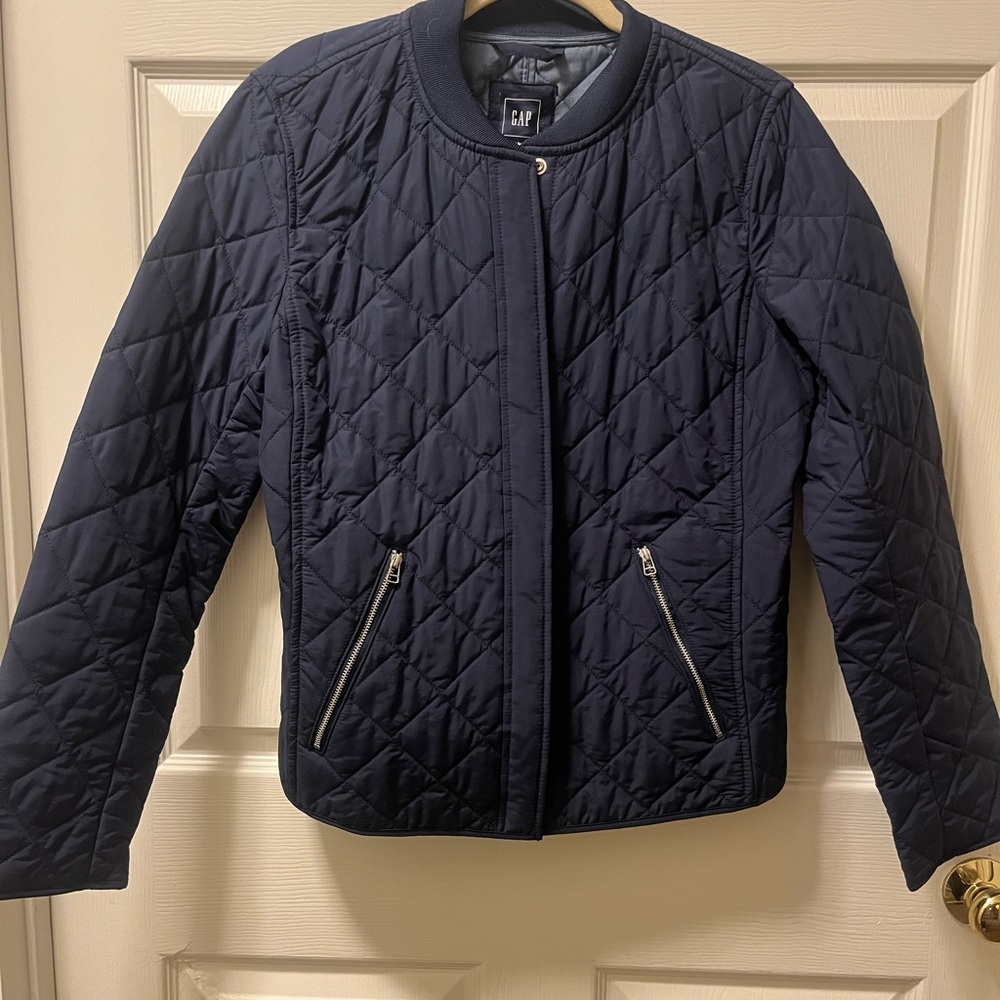 GAP‎ Women's Dark Blue Quilted Puffer Jacket